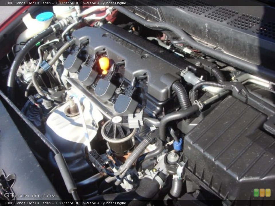 1.8 Liter SOHC 16-Valve 4 Cylinder Engine for the 2008 Honda Civic #77568102
