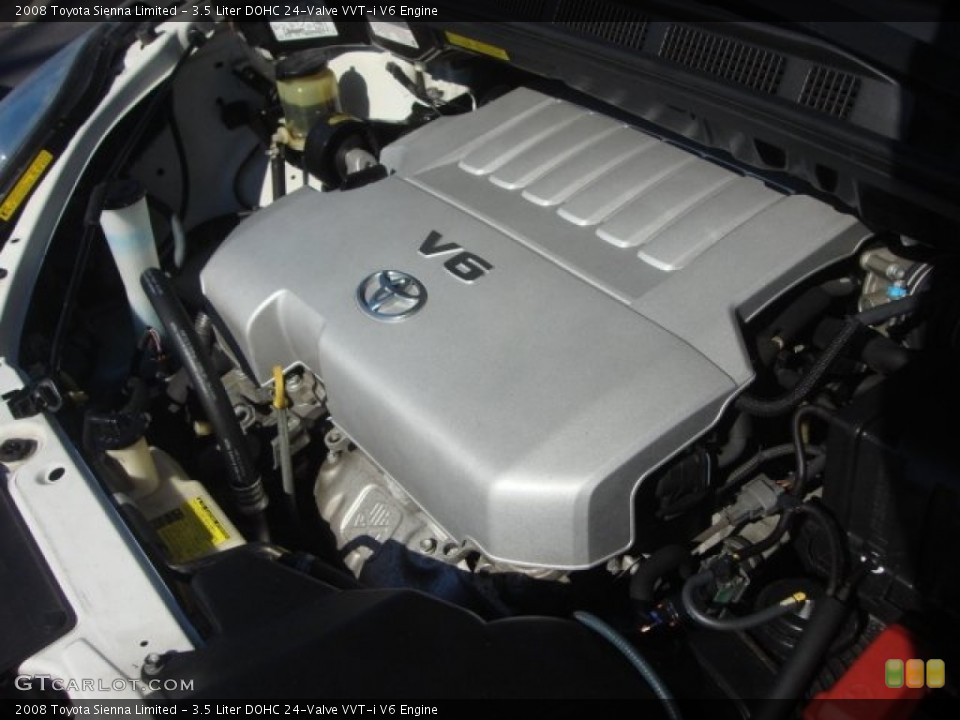 3.5 Liter DOHC 24-Valve VVT-i V6 Engine for the 2008 Toyota Sienna #77568741