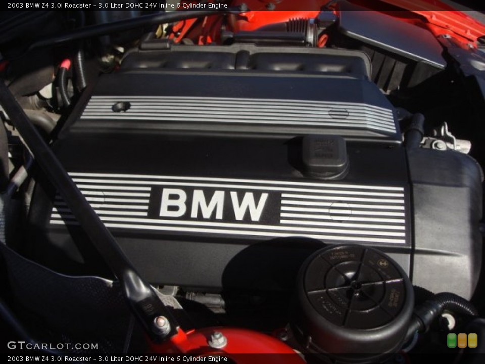 3.0 Liter DOHC 24V Inline 6 Cylinder 2003 BMW Z4 Engine