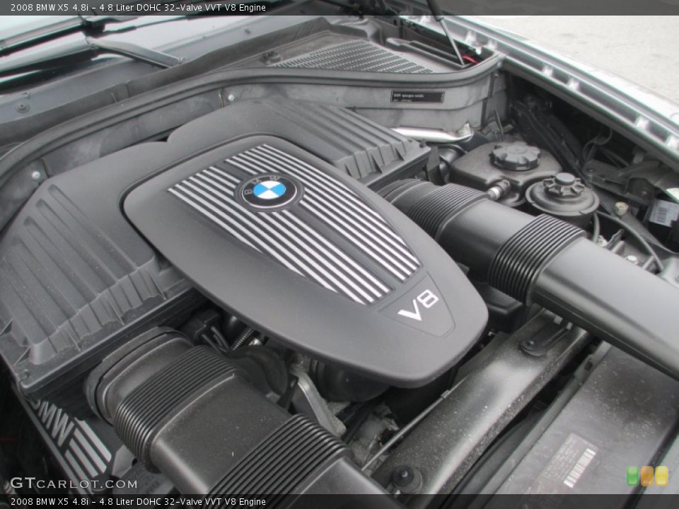 4.8 Liter DOHC 32-Valve VVT V8 Engine for the 2008 BMW X5 #77574833