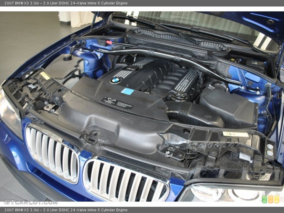 3.0 Liter DOHC 24-Valve Inline 6 Cylinder Engine for the 2007 BMW X3 #77577186