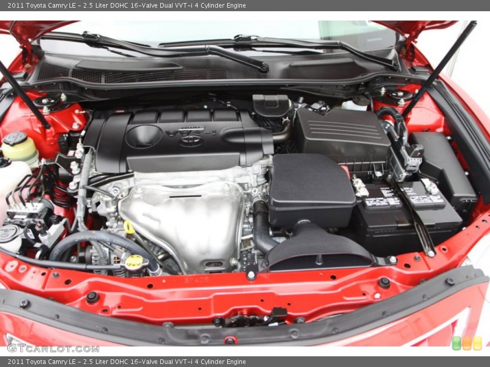 2.5 Liter DOHC 16-Valve Dual VVT-i 4 Cylinder Engine for the 2011 Toyota Camry #77577543