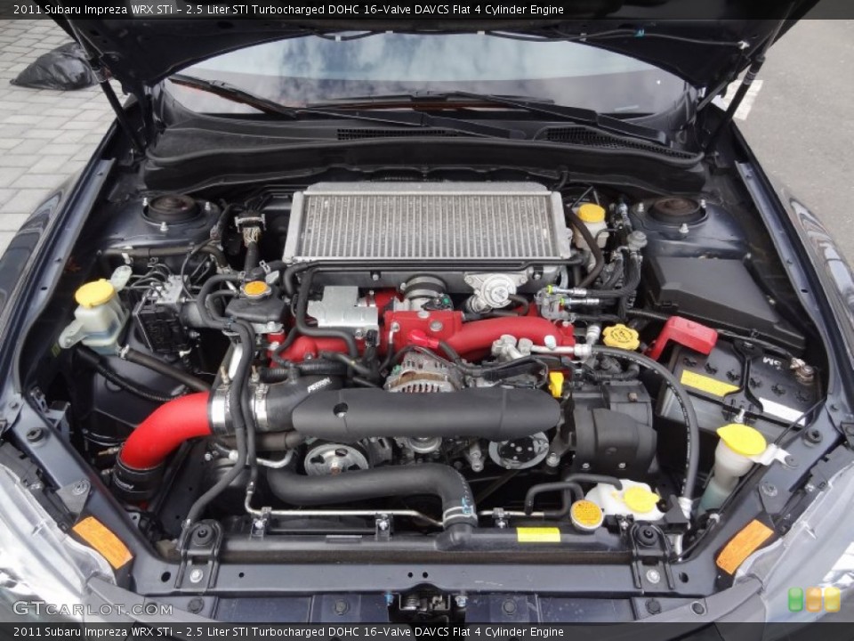2.5 Liter STI Turbocharged DOHC 16-Valve DAVCS Flat 4 Cylinder Engine for the 2011 Subaru Impreza #77581111