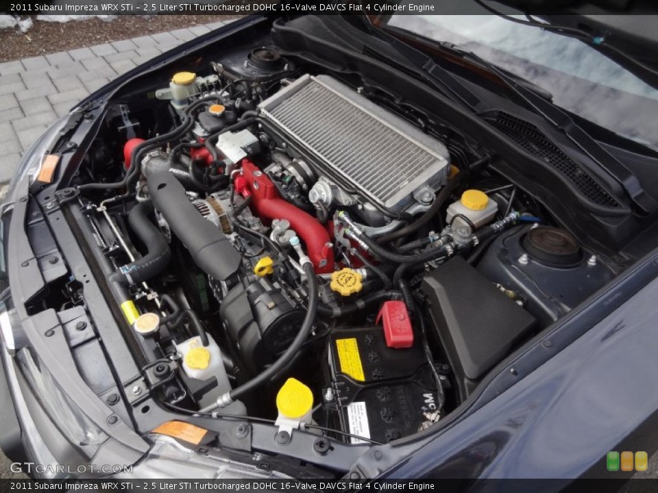 2.5 Liter STI Turbocharged DOHC 16-Valve DAVCS Flat 4 Cylinder Engine for the 2011 Subaru Impreza #77581149