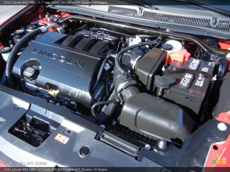 3.7 Liter DOHC 24-Valve VVT Duratec V6 Engine for the 2011 Lincoln MKS #77581278