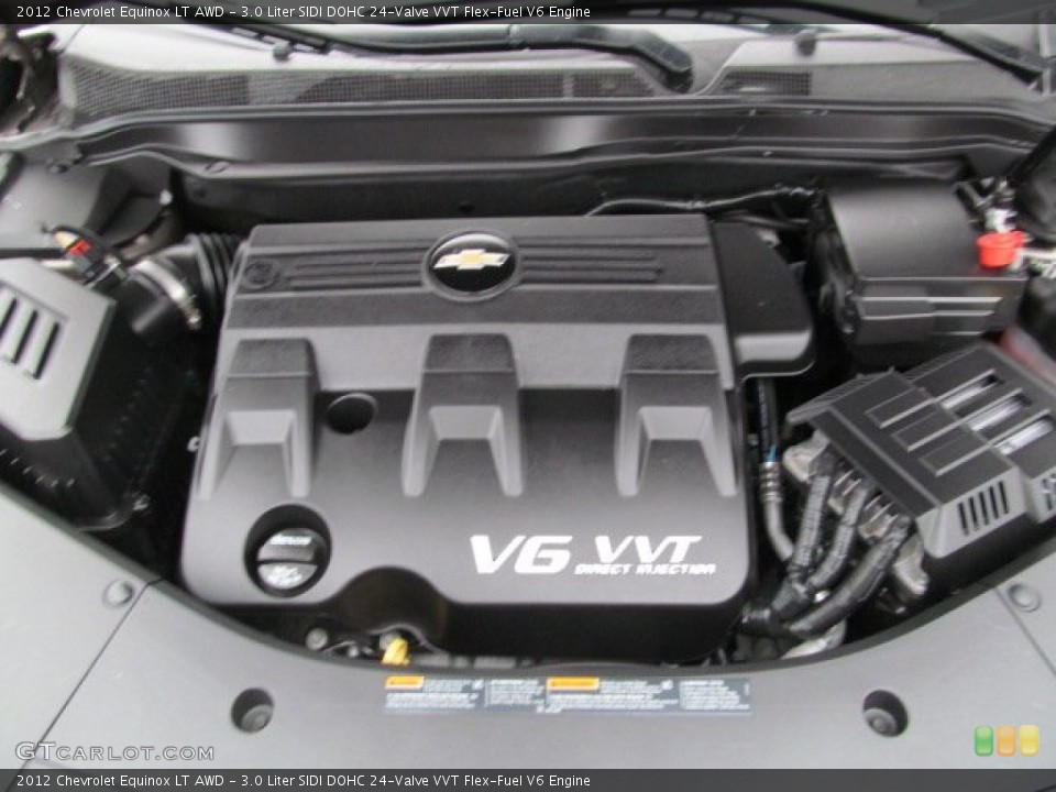 3.0 Liter SIDI DOHC 24-Valve VVT Flex-Fuel V6 Engine for the 2012 Chevrolet Equinox #77592501