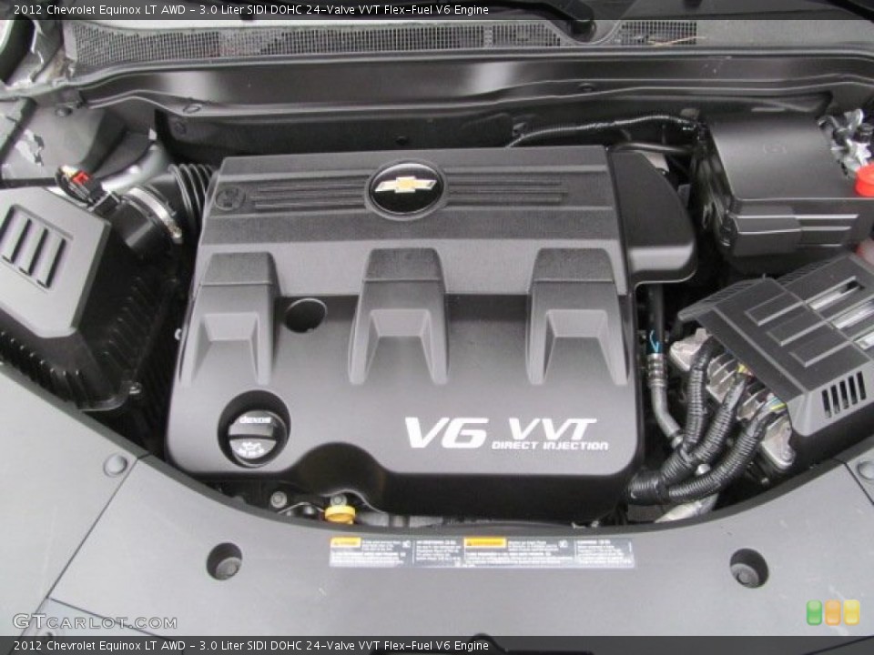 3.0 Liter SIDI DOHC 24-Valve VVT Flex-Fuel V6 Engine for the 2012 Chevrolet Equinox #77593639