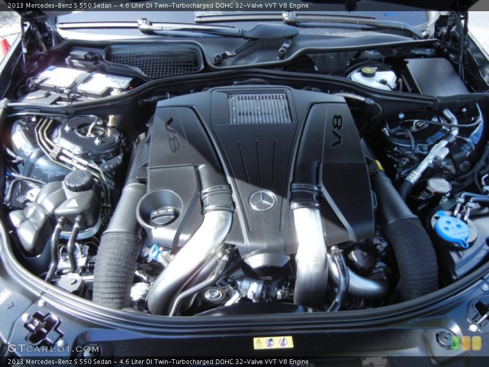 4.6 Liter DI Twin-Turbocharged DOHC 32-Valve VVT V8 Engine for the 2013 Mercedes-Benz S #77597959