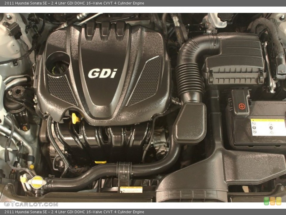 2.4 Liter GDI DOHC 16-Valve CVVT 4 Cylinder Engine for the 2011 Hyundai Sonata #77606178