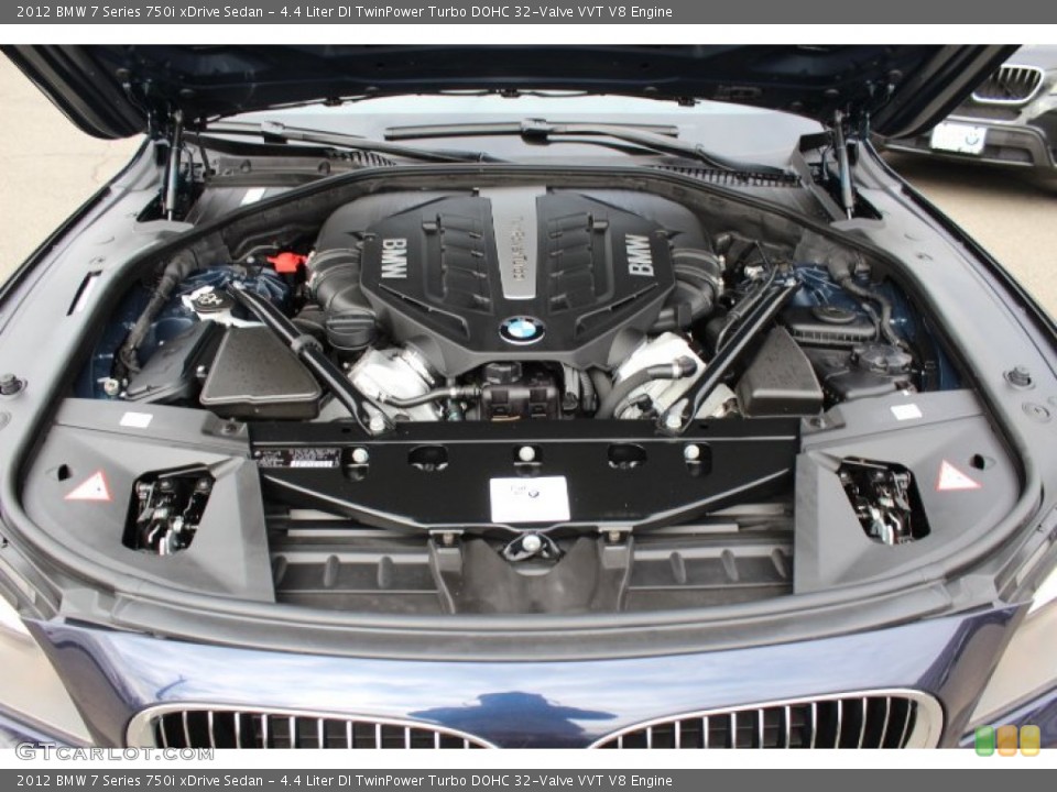 4.4 Liter DI TwinPower Turbo DOHC 32-Valve VVT V8 Engine for the 2012 BMW 7 Series #77613539