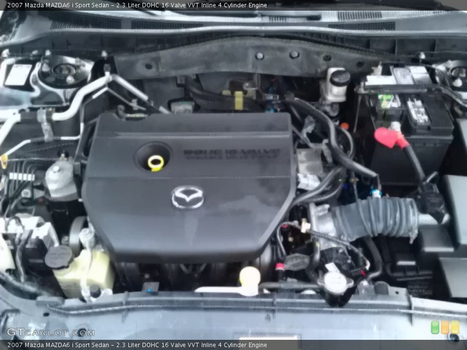 2.3 Liter DOHC 16 Valve VVT Inline 4 Cylinder Engine for the 2007 Mazda MAZDA6 #77615011