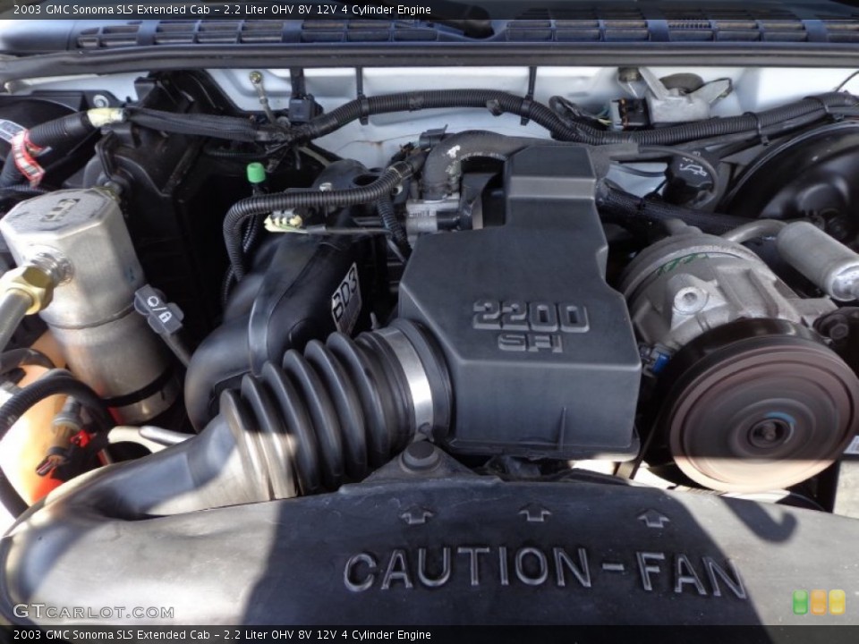 2.2 Liter OHV 8V 12V 4 Cylinder Engine for the 2003 GMC Sonoma #77628384