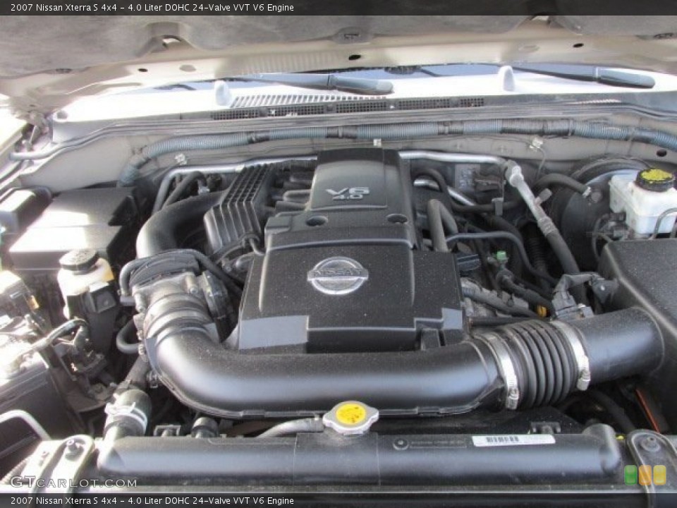 4.0 Liter DOHC 24-Valve VVT V6 Engine for the 2007 Nissan Xterra #77631262