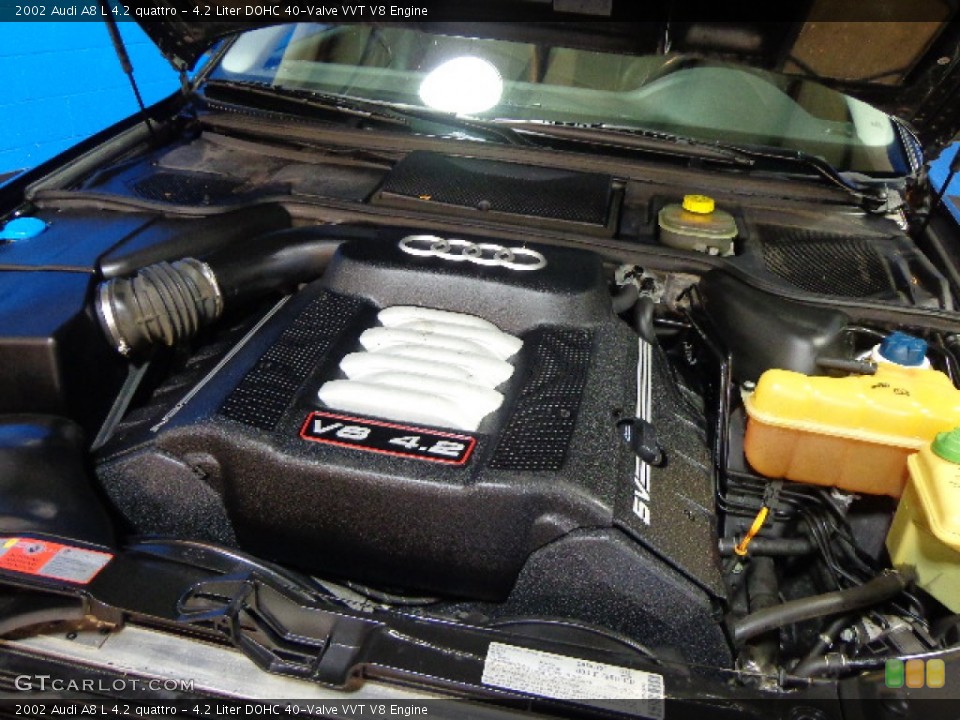 4.2 Liter DOHC 40-Valve VVT V8 Engine for the 2002 Audi A8 #77633845