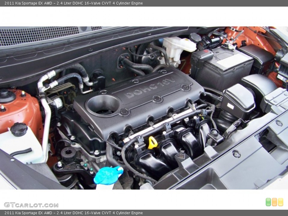 2.4 Liter DOHC 16-Valve CVVT 4 Cylinder Engine for the 2011 Kia Sportage #77636619