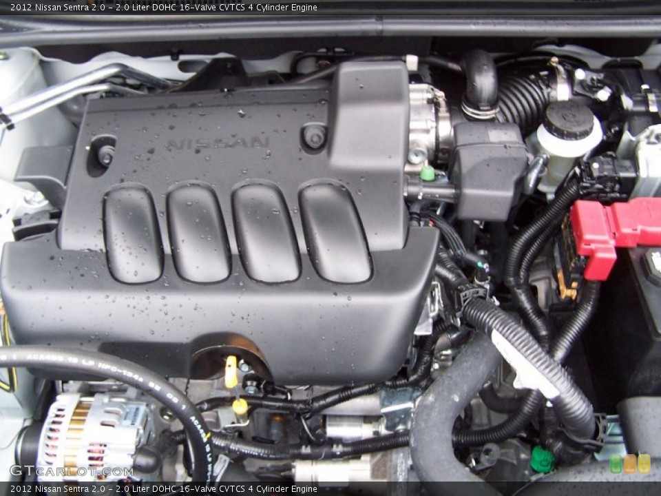 2.0 Liter DOHC 16-Valve CVTCS 4 Cylinder 2012 Nissan Sentra Engine