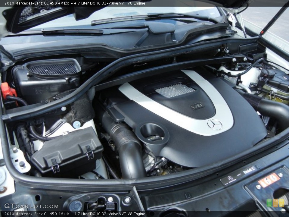 4.7 Liter DOHC 32-Valve VVT V8 Engine for the 2010 Mercedes-Benz GL #77640502