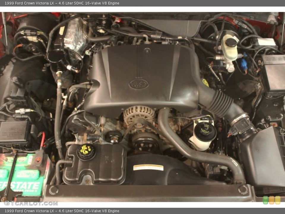 4.6 Liter SOHC 16-Valve V8 Engine for the 1999 Ford Crown Victoria #77645037