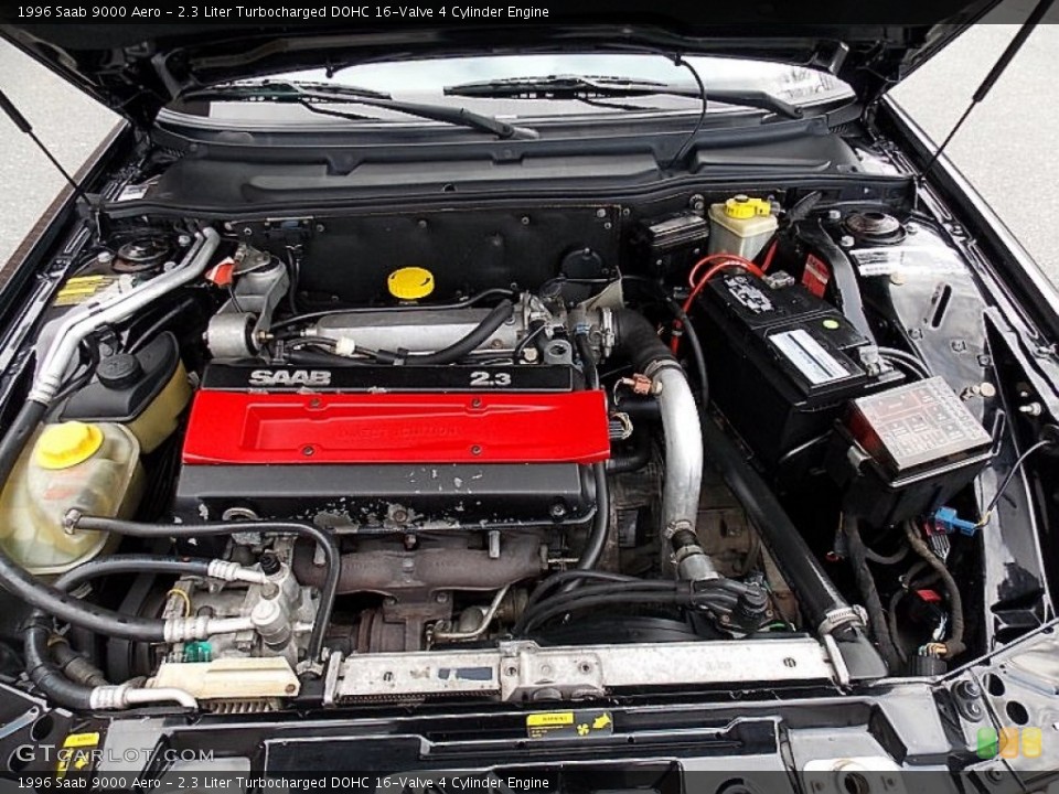 2.3 Liter Turbocharged DOHC 16-Valve 4 Cylinder 1996 Saab 9000 Engine
