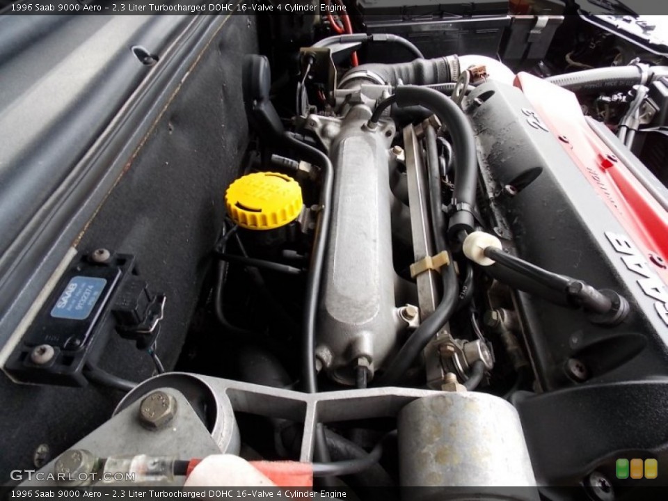 2.3 Liter Turbocharged DOHC 16-Valve 4 Cylinder Engine for the 1996 Saab 9000 #77645541