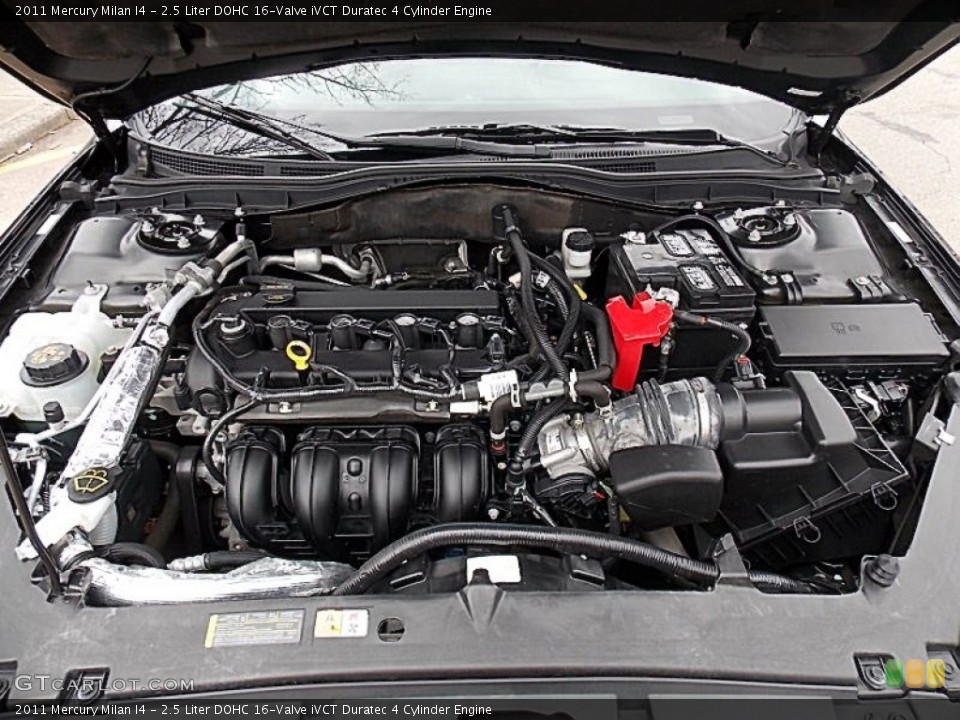 2.5 Liter DOHC 16-Valve iVCT Duratec 4 Cylinder Engine for the 2011 Mercury Milan #77647350