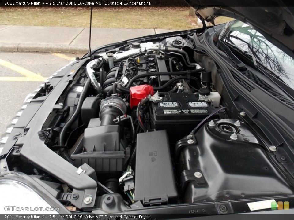 2.5 Liter DOHC 16-Valve iVCT Duratec 4 Cylinder Engine for the 2011 Mercury Milan #77647385