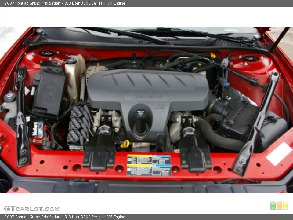 3.8 Liter 3800 Series III V6 Engine for the 2007 Pontiac Grand Prix #77650737