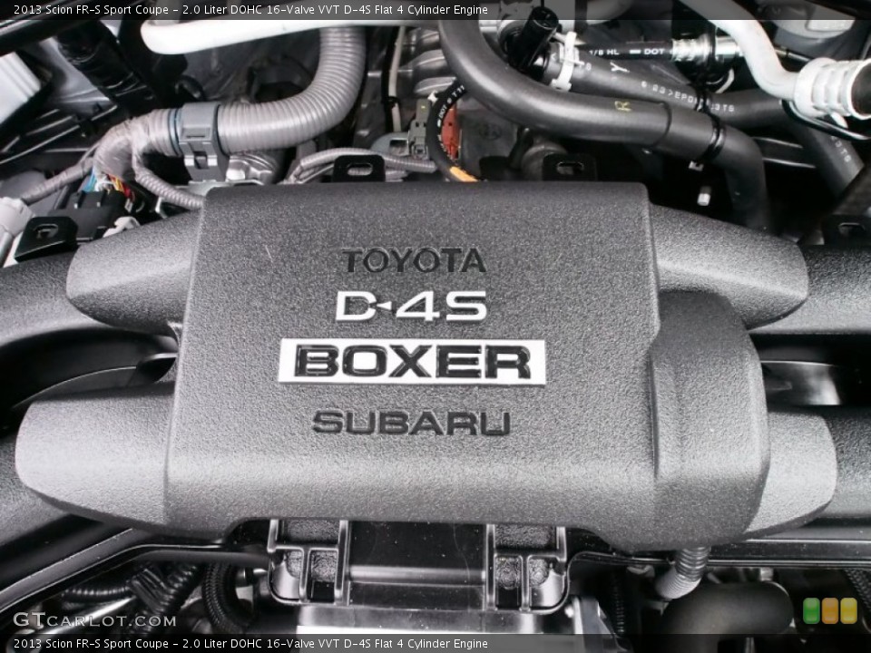 2.0 Liter DOHC 16-Valve VVT D-4S Flat 4 Cylinder Engine for the 2013 Scion FR-S #77653197