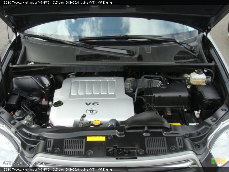 3.5 Liter DOHC 24-Valve VVT-i V6 Engine for the 2010 Toyota Highlander #77654576