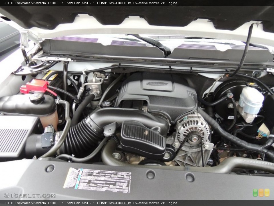 5.3 Liter Flex-Fuel OHV 16-Valve Vortec V8 Engine for the 2010 Chevrolet Silverado 1500 #77655364