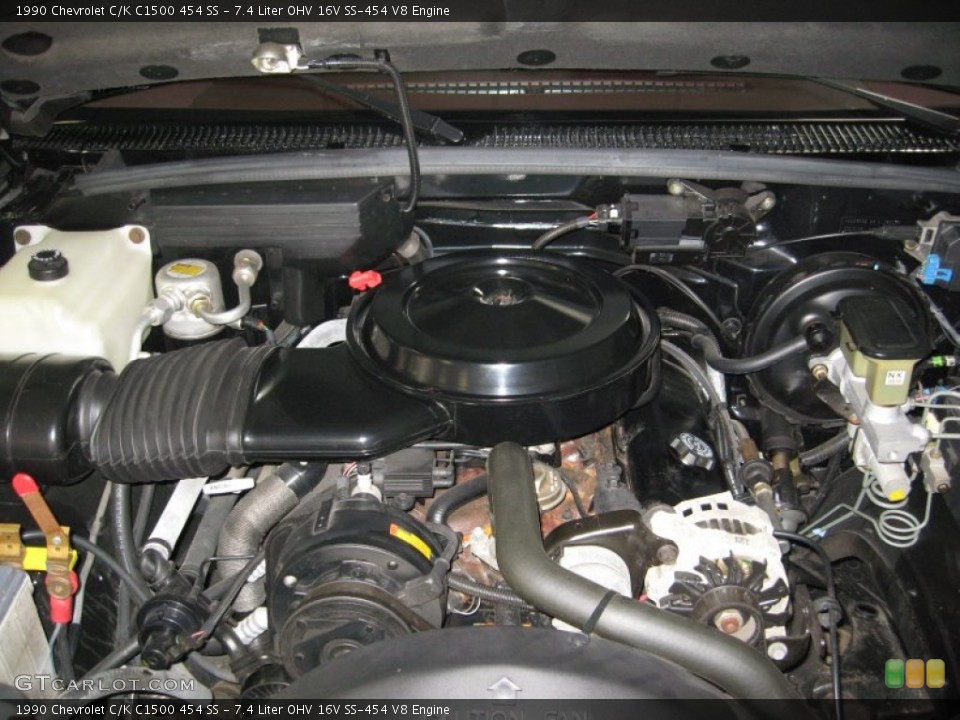 7.4 Liter OHV 16V SS-454 V8 1990 Chevrolet C/K Engine