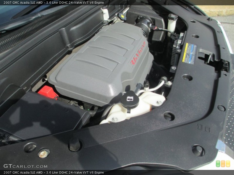 3.6 Liter DOHC 24-Valve VVT V6 Engine for the 2007 GMC Acadia #77669889