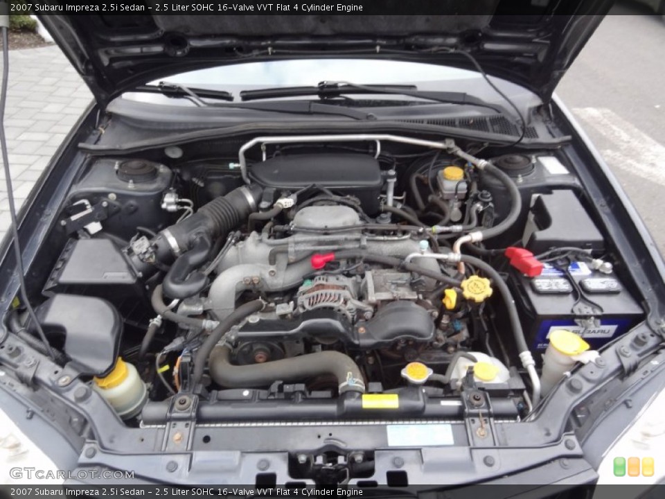 2.5 Liter SOHC 16-Valve VVT Flat 4 Cylinder Engine for the 2007 Subaru Impreza #77670873