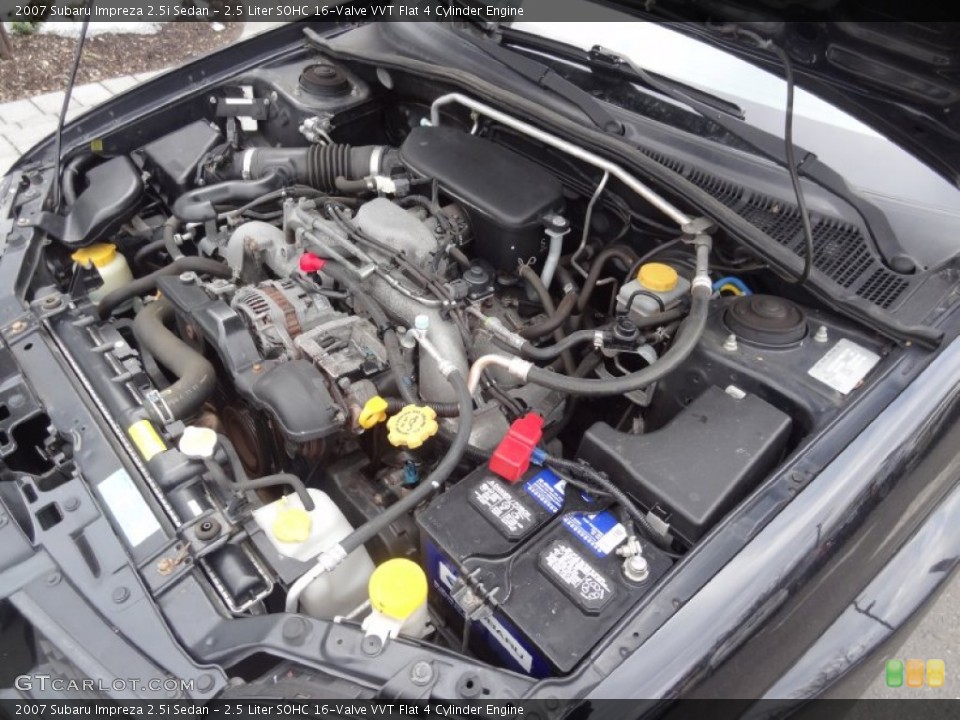 2.5 Liter SOHC 16-Valve VVT Flat 4 Cylinder Engine for the 2007 Subaru Impreza #77670882