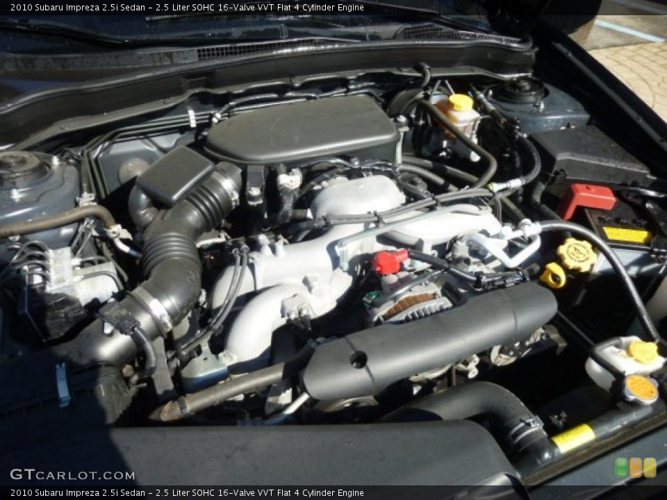 2.5 Liter SOHC 16-Valve VVT Flat 4 Cylinder Engine for the 2010 Subaru Impreza #77671540