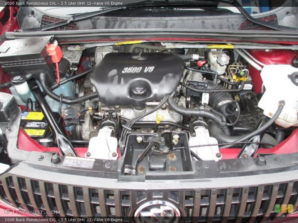 3.5 Liter OHV 12-Valve V6 Engine for the 2006 Buick Rendezvous #77676593