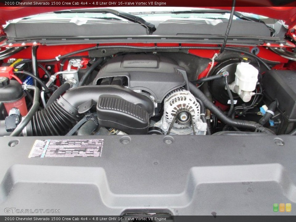 4.8 Liter OHV 16-Valve Vortec V8 Engine for the 2010 Chevrolet Silverado 1500 #77677212