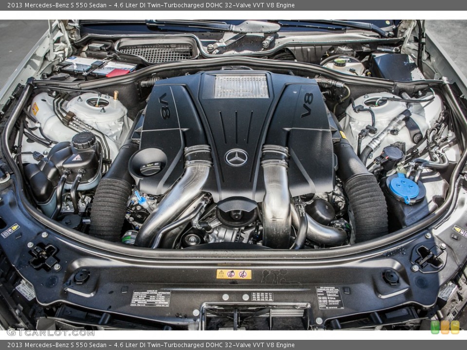4.6 Liter DI Twin-Turbocharged DOHC 32-Valve VVT V8 Engine for the 2013 Mercedes-Benz S #77679791