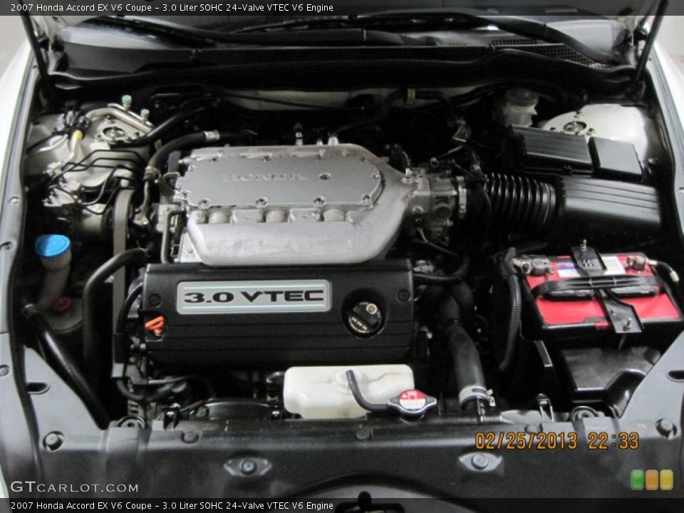 3.0 Liter SOHC 24-Valve VTEC V6 Engine for the 2007 Honda Accord #77683788