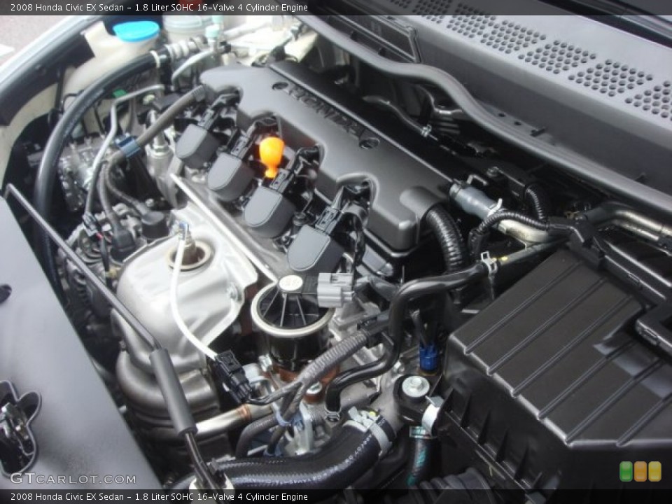 1.8 Liter SOHC 16-Valve 4 Cylinder Engine for the 2008 Honda Civic #77685420