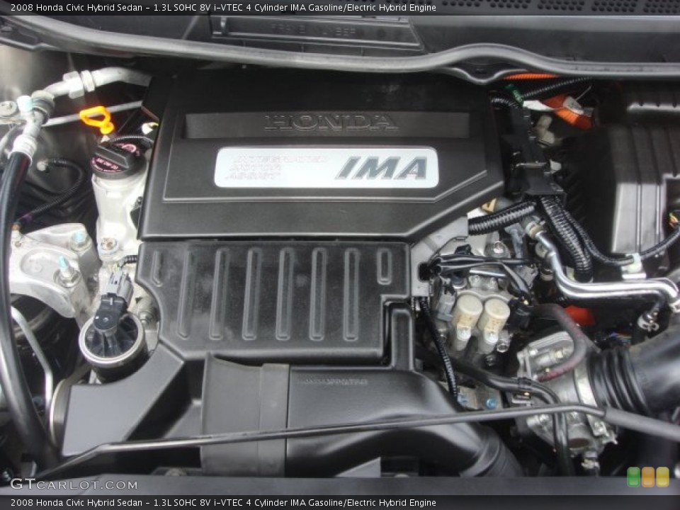 1.3L SOHC 8V i-VTEC 4 Cylinder IMA Gasoline/Electric Hybrid Engine for the 2008 Honda Civic #77686517