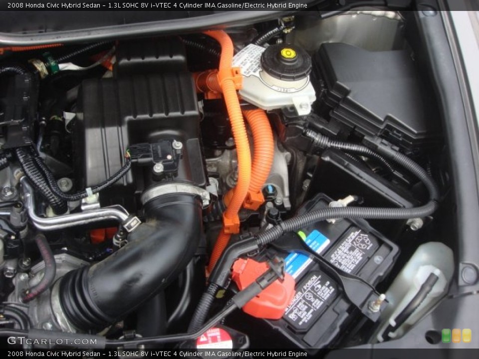 1.3L SOHC 8V i-VTEC 4 Cylinder IMA Gasoline/Electric Hybrid Engine for the 2008 Honda Civic #77686542