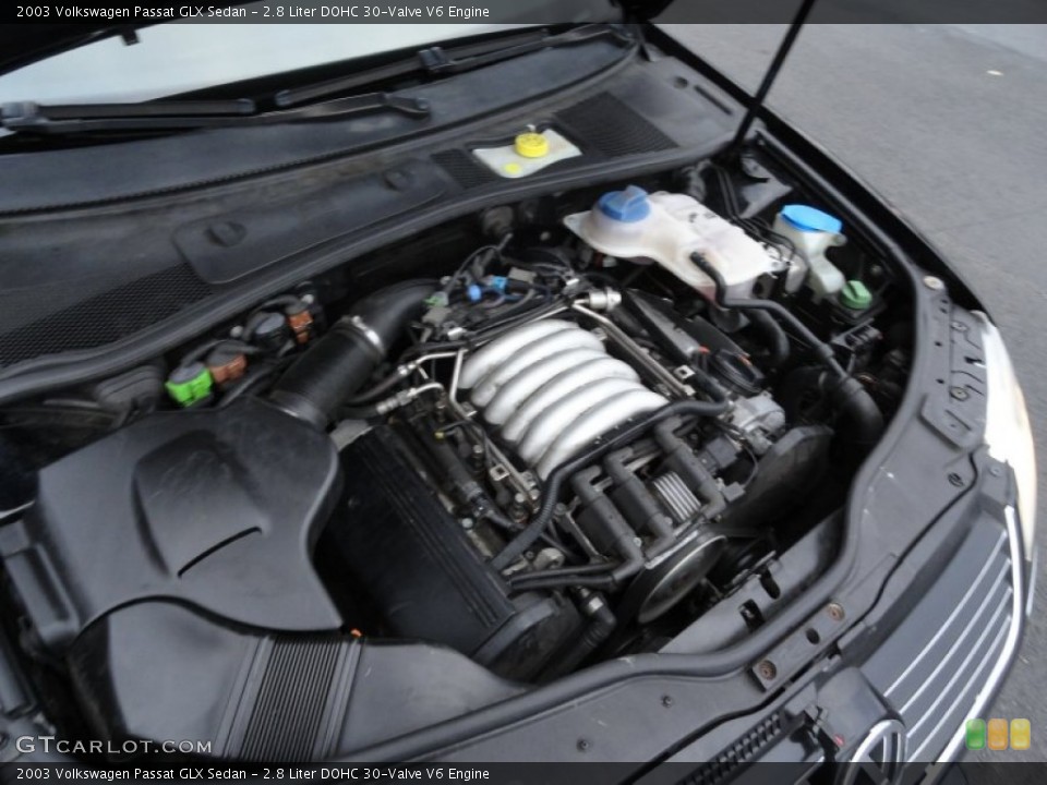 2.8 Liter DOHC 30-Valve V6 Engine for the 2003 Volkswagen Passat #77687590