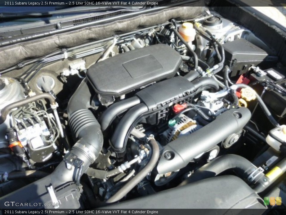 2.5 Liter SOHC 16-Valve VVT Flat 4 Cylinder Engine for the 2011 Subaru Legacy #77690490