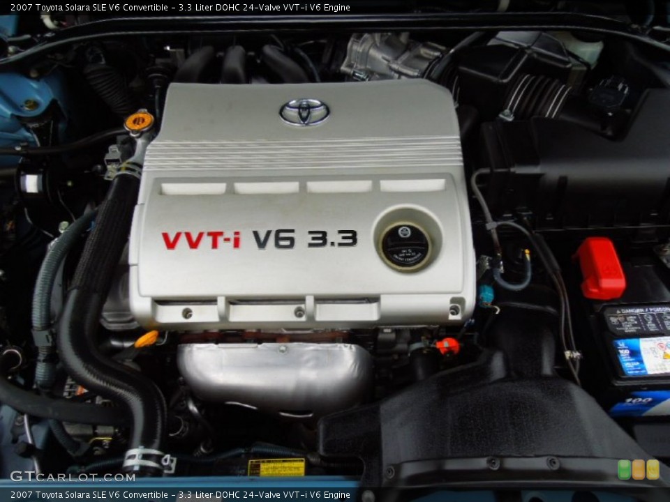 3.3 Liter DOHC 24-Valve VVT-i V6 Engine for the 2007 Toyota Solara #77695029