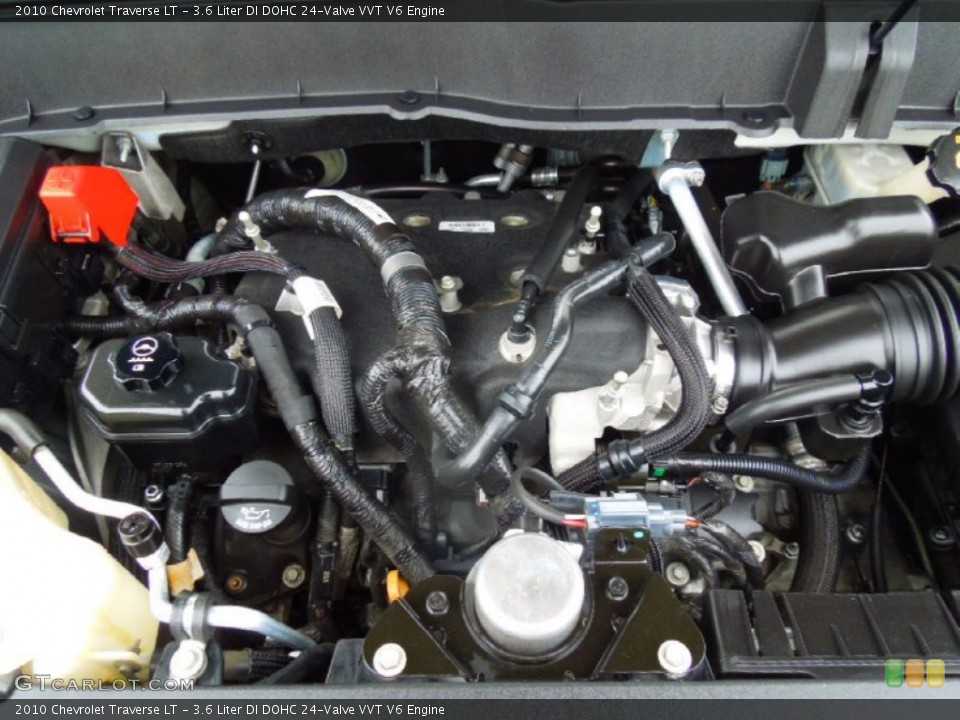 3.6 Liter DI DOHC 24-Valve VVT V6 Engine for the 2010 Chevrolet Traverse #77696873