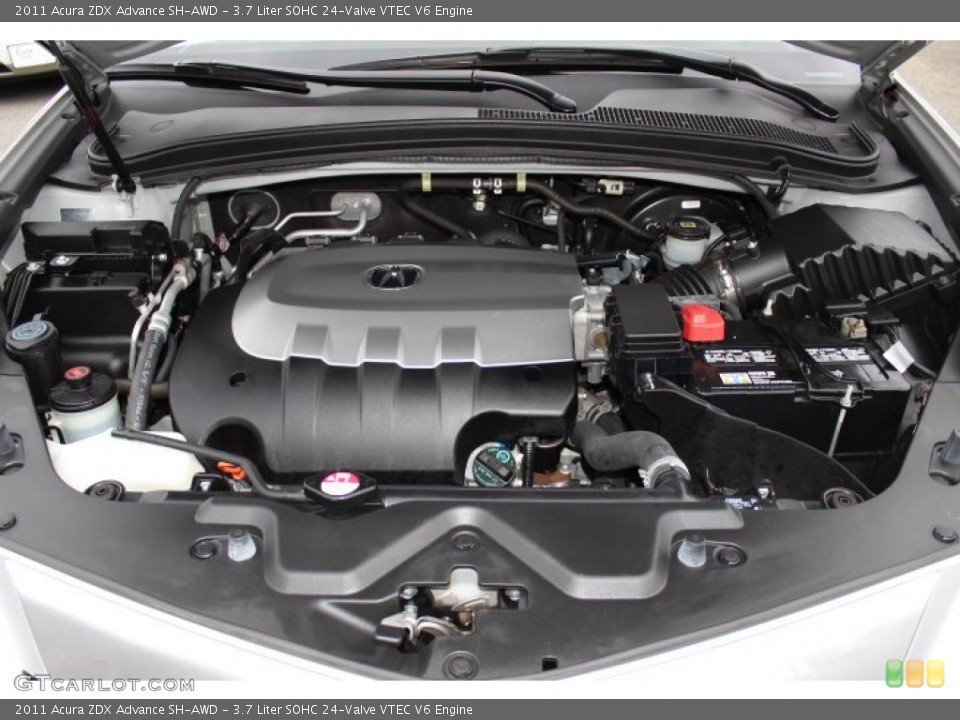 3.7 Liter SOHC 24-Valve VTEC V6 2011 Acura ZDX Engine
