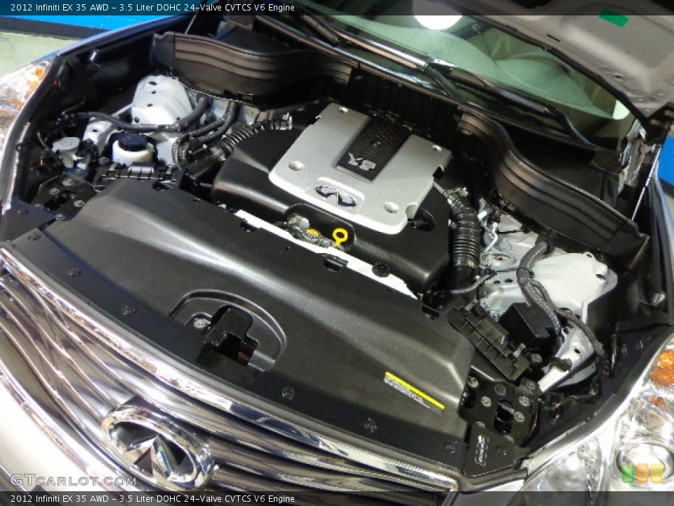 3.5 Liter DOHC 24-Valve CVTCS V6 2012 Infiniti EX Engine