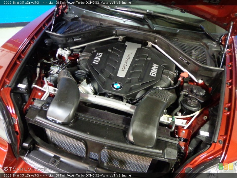 4.4 Liter DI TwinPower Turbo DOHC 32-Valve VVT V8 Engine for the 2012 BMW X5 #77703013