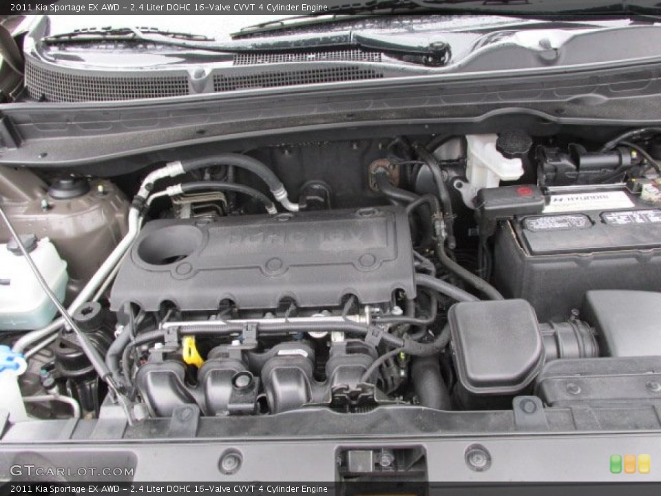 2.4 Liter DOHC 16-Valve CVVT 4 Cylinder Engine for the 2011 Kia Sportage #77705886